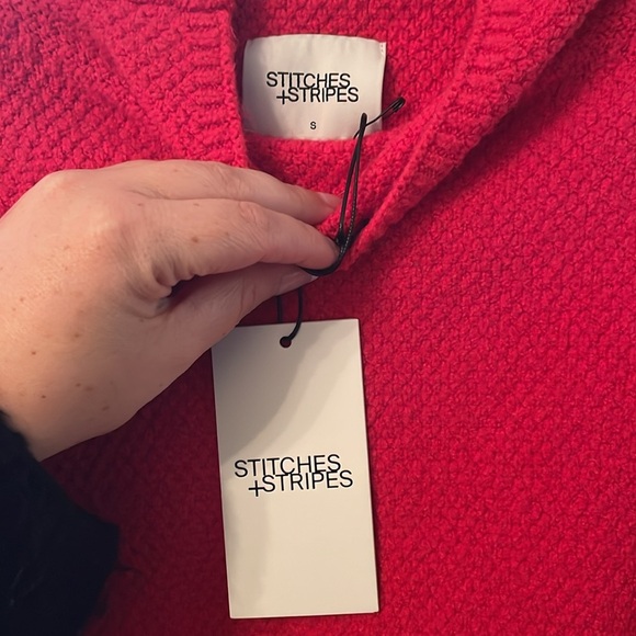 STITCHES & STRIPES Women’s Remy Pullover in Fuchsia Small NEW NWT - Picture 4 of 5